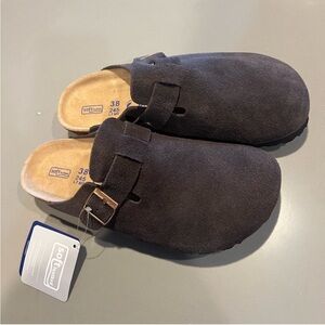 Birkenstock Boston Mocha clogs